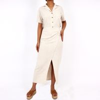 Falda Lino Envolvente Lily