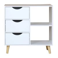 Comoda Moderna Midna 3 Cajones R&R MUEBLES
