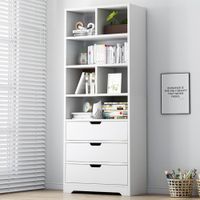 Estante Moderno Eugeo Blanco R&R MUEBLES
