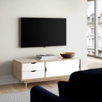 Mueble para TV Moderno Zeniba 2 Cajones 2 Puertas R&R MUEBLES