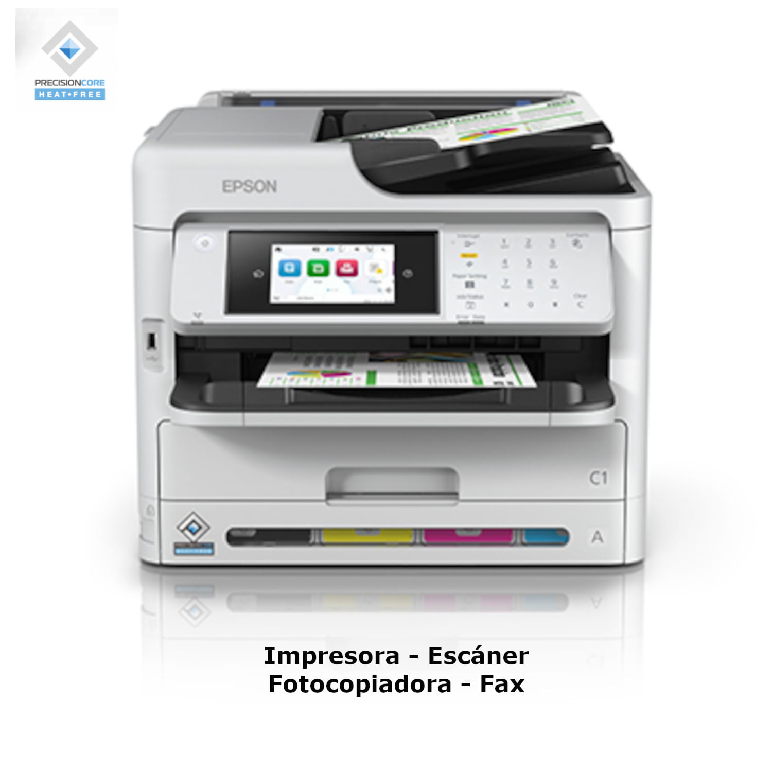 Impresora Multifuncional Epson WorkForce Pro WF-C5810 4 en 1 Duplex ADF