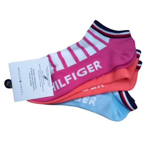 Calcetines Tommy Hilfiger Mujer Diseño Liso Pack 2 –