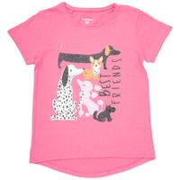 Polo Estampado 1 Manga Corta Algodón EUREKA Teen Niña PV24
