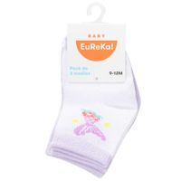 Medias Pack 3un Mod13 Polialgodón BABY EUREKA Bebé Niña