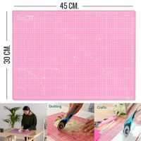 Cutting Mat A3 Plancha de Corte 30 x 45 cm. Autocurativa Rosado