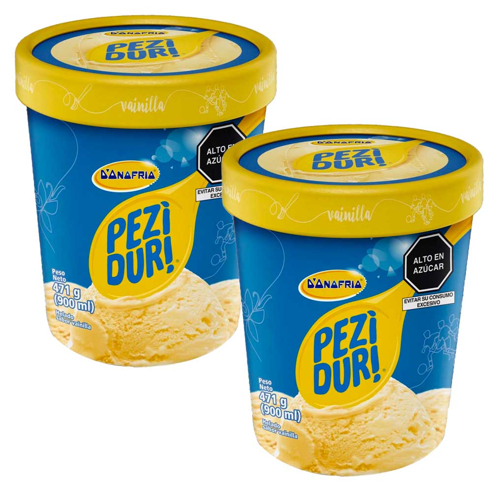 Pack Helado D'ONOFRIO Peziduri Vainilla Pote 900ml x 2un
