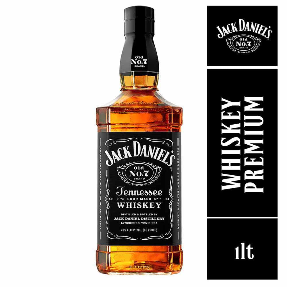 Whisky JACK DANIEL'S Old N° 7 Botella 1L