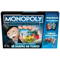Juego de Mesa MONOPOLY Súper Banco Electrónico