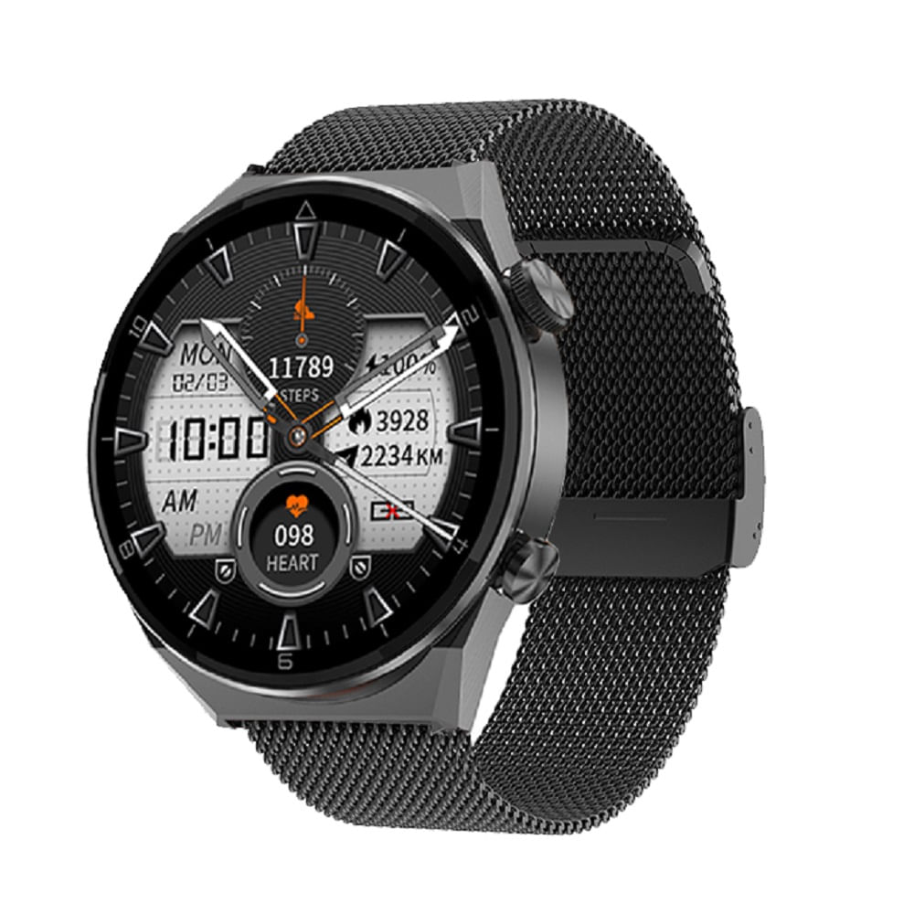 SMARTWATCH D3 PRO MAX DOBLE CORREA ALTA GAMA NFC NEGRO