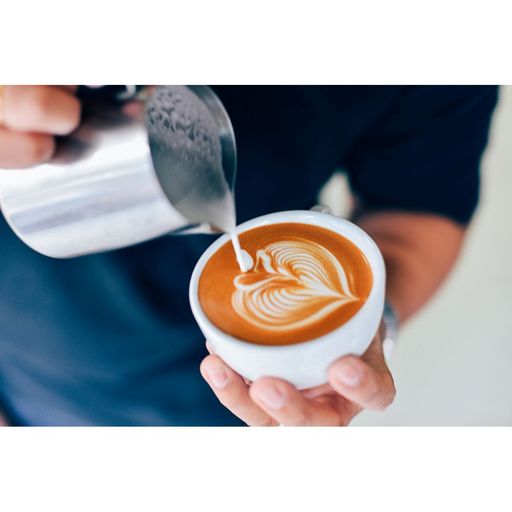 Jarra Barista - Acero Inoxidable Pulido - Latte Art – Lima con Cafeina