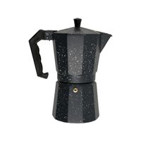 Cafetera Italiana Moka de 12 tazas Color Negro