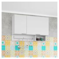 Mueble de Cocina Aéreo Lindsay Ventitas Home Blanco