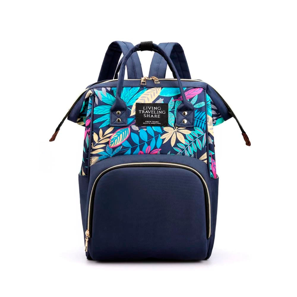 Mochila Pañalera Color Azul