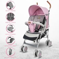 Coche Bastón Deportivo Baby Craft Samy Pink
