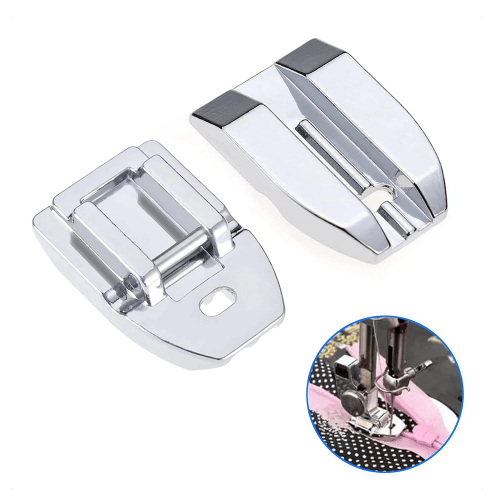 La Canilla Flacher Nähfuß - Aufsteckfuß Für Haushaltsnähmaschinen Alfa, Singer, Brother