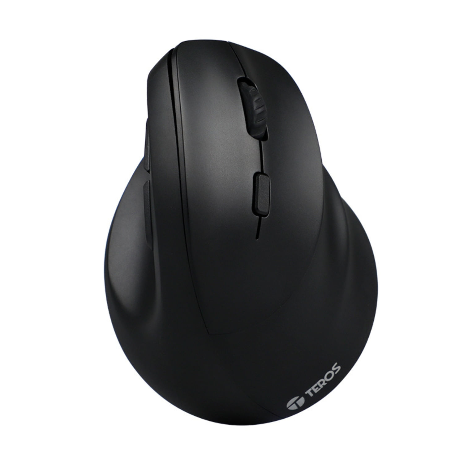 Mouse Ergonómico Vertical Teros TE5169N Inalámbrico, Recargable de 2.4G y Bluetooth.