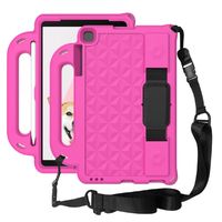 Funda Protector para Tablet Modelo Maleta con Correa para Samsung A7 Lite Fucsia