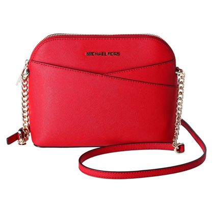 Cartera Michael Kors Mujer Rojo - Medium Logo Wristlet Con Múltiples Bolsillos