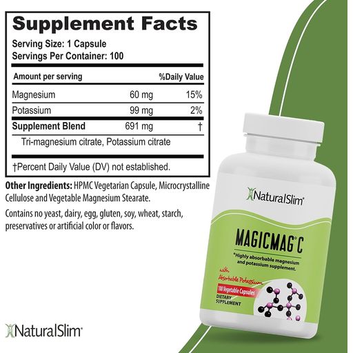 Natural Slim Magicmag C 100 capsulas naturalslim IMPORTADO