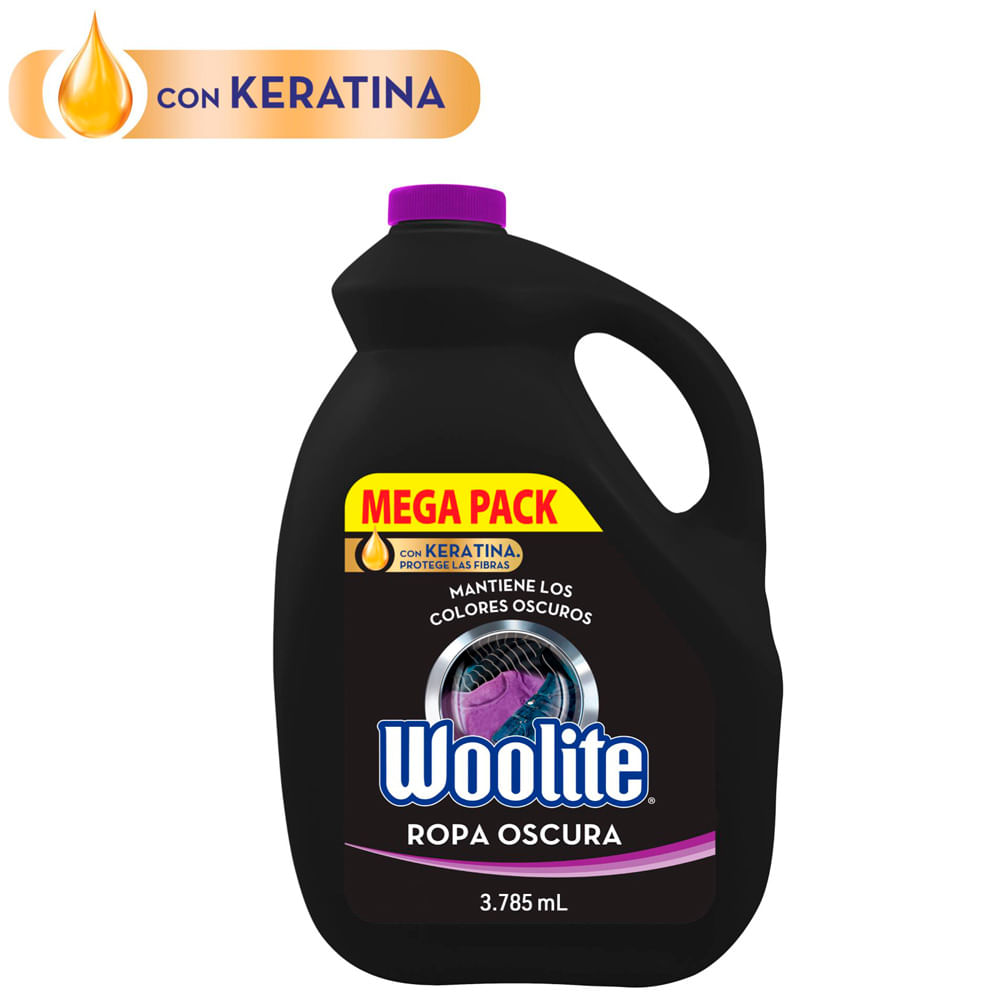 Detergente Líquido WOOLITE Ropa Oscura Galonera 3.78L