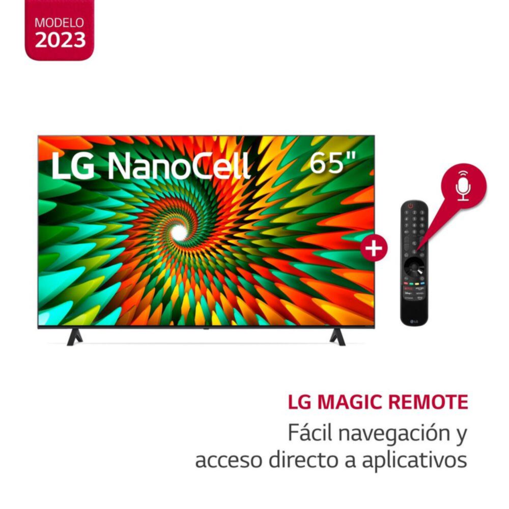 Televisor LG 65" 65NANO77SRAZ NANOCELL 4K (2023)