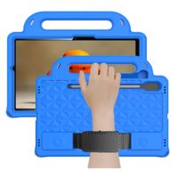 Funda Protector para Tablet Modelo Maleta con Correa para Samsung S7 Celeste