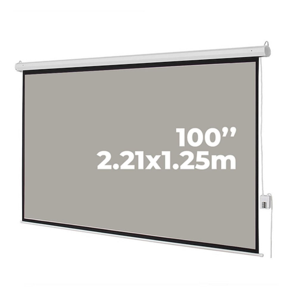 Ecran Manual Grey 100"" 16:9 2.21x1.25 EVISION