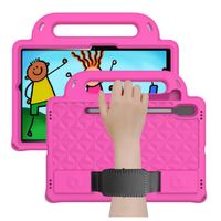 Funda Protector para Tablet Modelo Maleta con Correa para Samsung S7 Fucsia