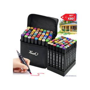 Set Arte Colores Crayones Plumones Acuarelas Estuche 53 Pzs