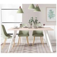 Mesa de Comedor Japandí Ventitas Home Manzano