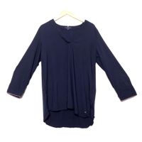 Blusa Holgada Azul Tommy Hilfiger Mujer