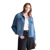 Casaca de Jean Chaqueta Vaquera Calvin Klein Mujer