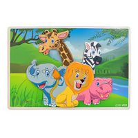 Rompecabezas de Alto Relieve de Animales Salvajes