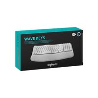 Teclado Logitech Ergo Wave Keys Wireless Bolt /Bt/Sp White