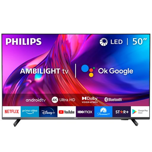 Televisor 50 Android 4k Ultra Hd Smart Tv Ambilight 50pud7906