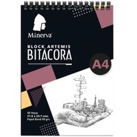 Block MINERVA Bitácora A4 90 Hojas
