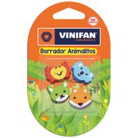 Borrador VINIFAN Animalitos Blíster 4un