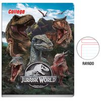 Cuaderno COLLEGE Rayado Jurassicworld 80 Hojas