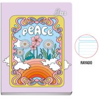 Cuaderno LORO Rayado Diseño Secundaria Mujer 84 Hojas
