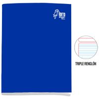 Cuaderno LORO Triple Renglón 84 Hojas (Modelos Aleatorios)