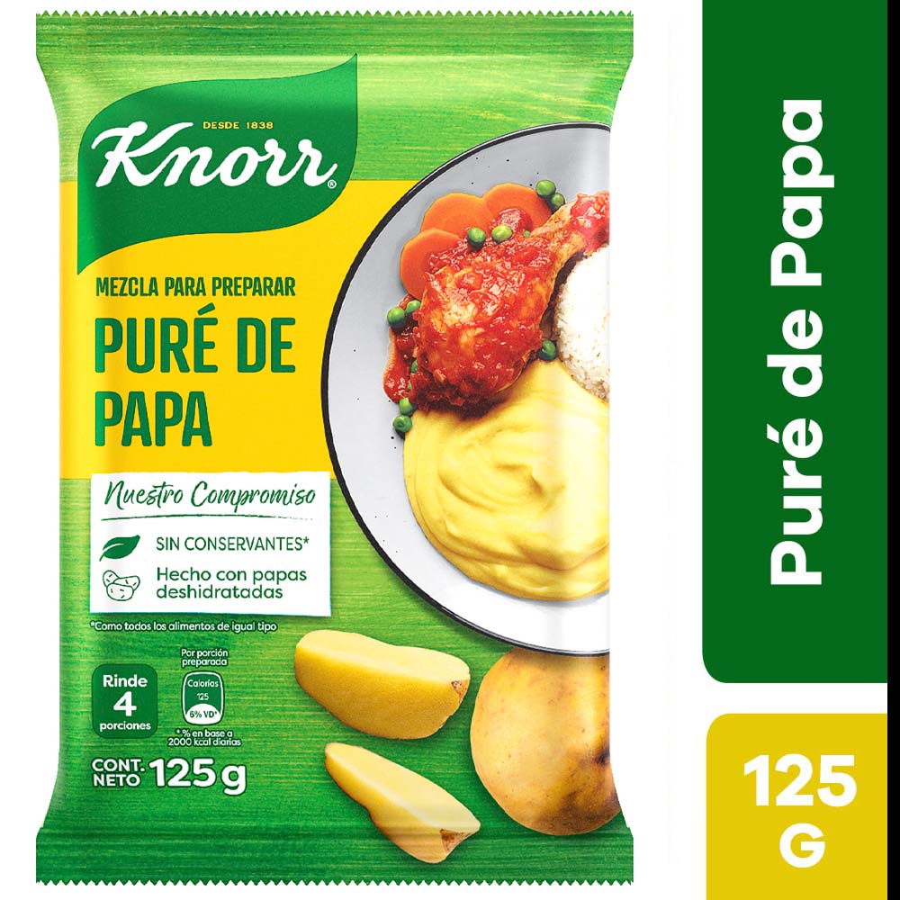 Puré de Papa KNORR Bolsa 125g