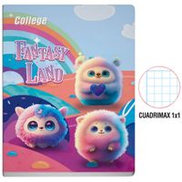 Cuaderno COLLEGE Cuadrimax 1x1 Magic World 80 Hojas