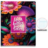 Cuaderno COLLEGE Cuadriculado Spring 80 Hojas