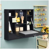 Escritorio para Pared Magnolio Ventitas Home Negro