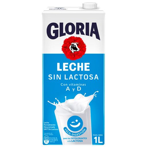 Leche sin lactosa entera - Auchan - 1 L