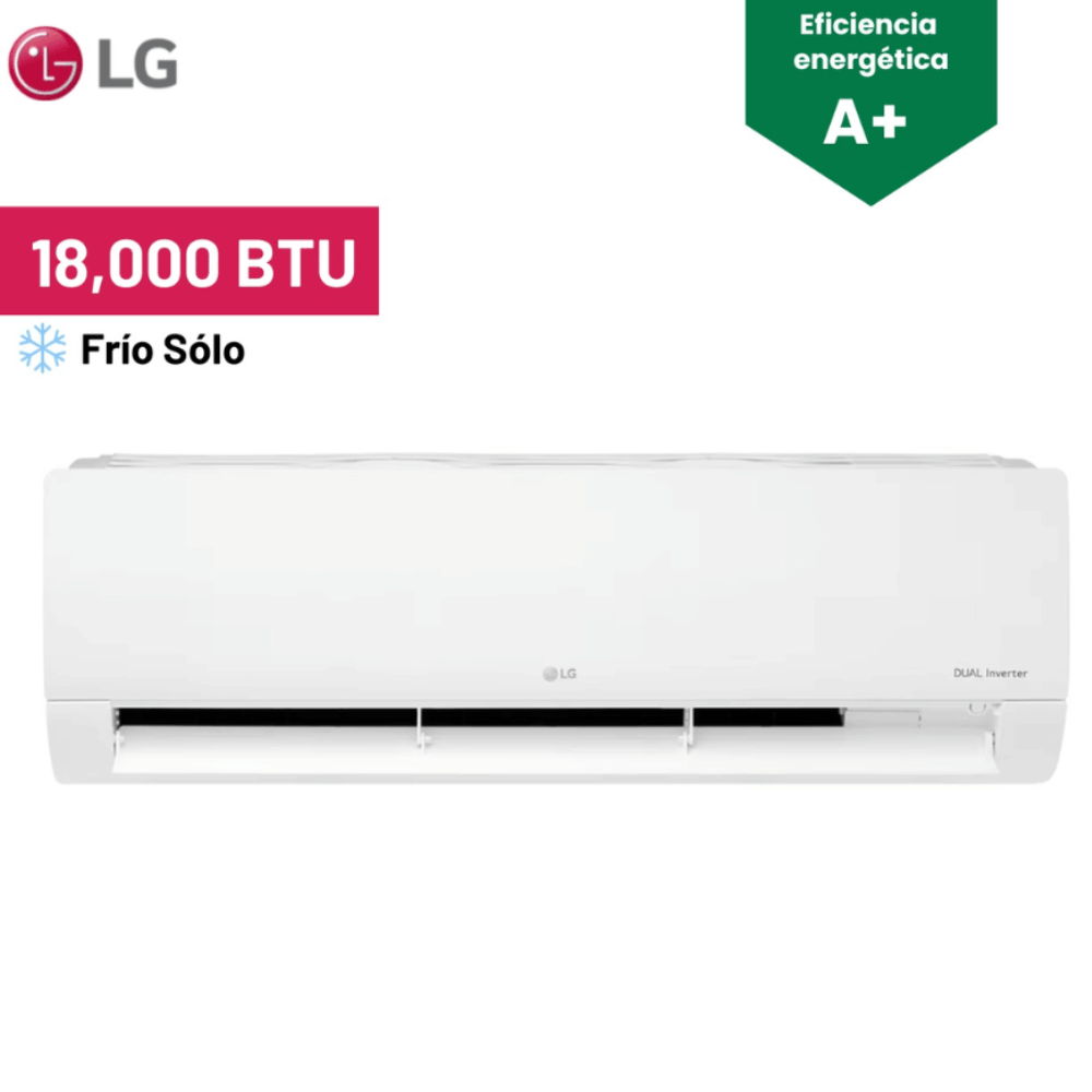 Aire Acondicionado Lg 18000 Btu Dualcool Inverter Frío Solo Plazavea Supermercado 5854