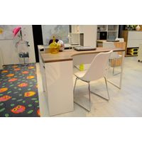 Escritorio Moderno Magno 2 cajones Color Blanco/Duna TU MESITA
