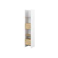 Librero Moderno Firmiño color Blanco/Duna 1 cajón TU MESITA