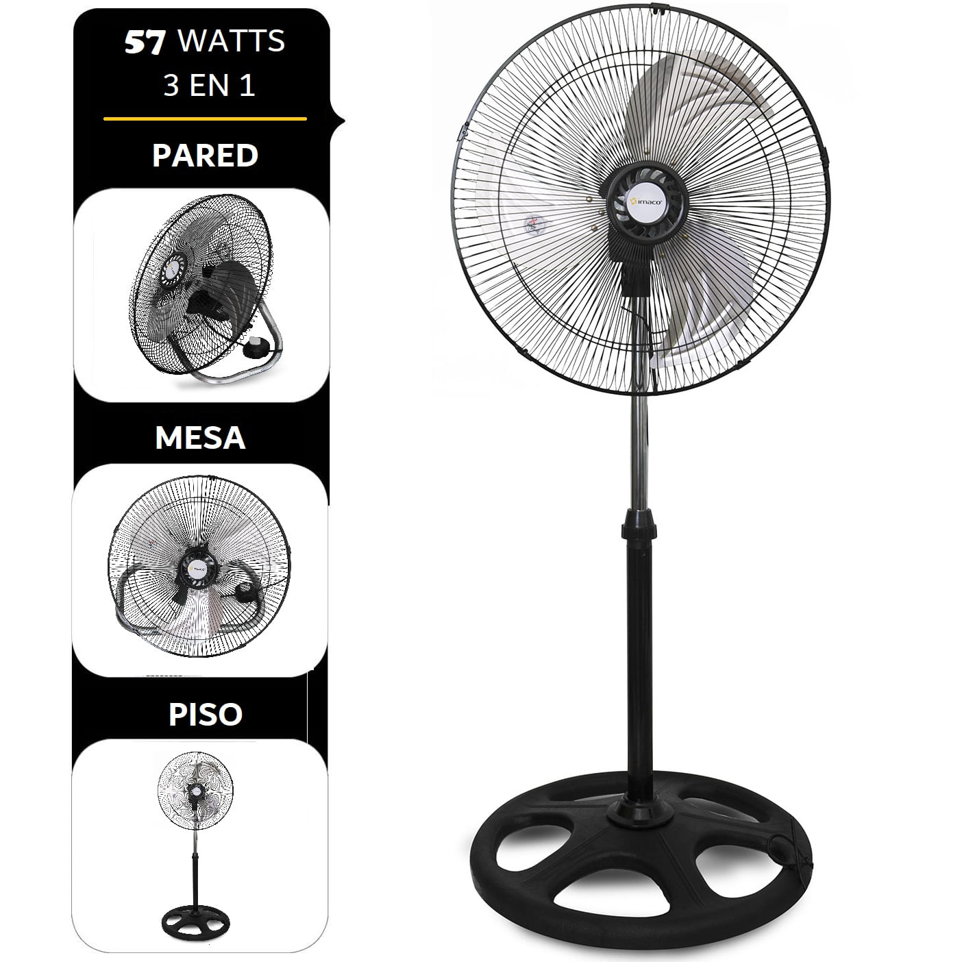 Ventilador FSM370 Imaco 3 en 1