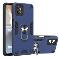 Funda para Motorola G32 con Anillo Metalico Antishock Azul Resistente ante Caídas y Golpes